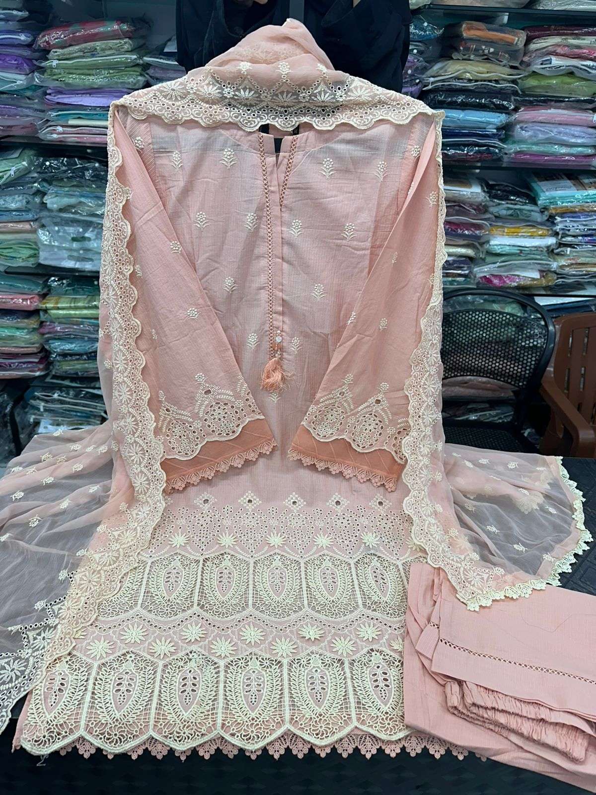 RTW Chikankari 3D LaserWork Lawn Collection 2026 by Sadabahar-07
