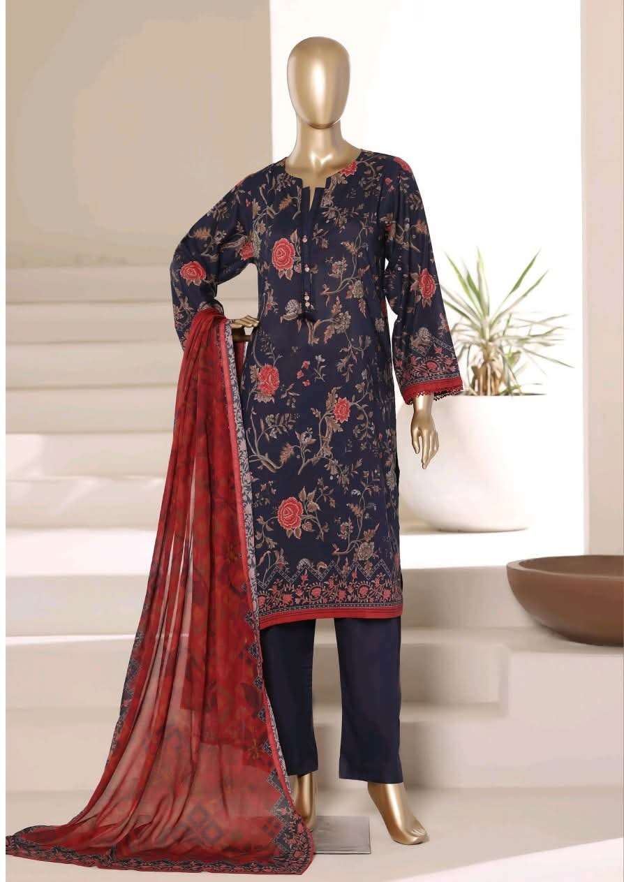 RTW Printed Lawn Collection 2026 Ready To Wear Sadabahar-15