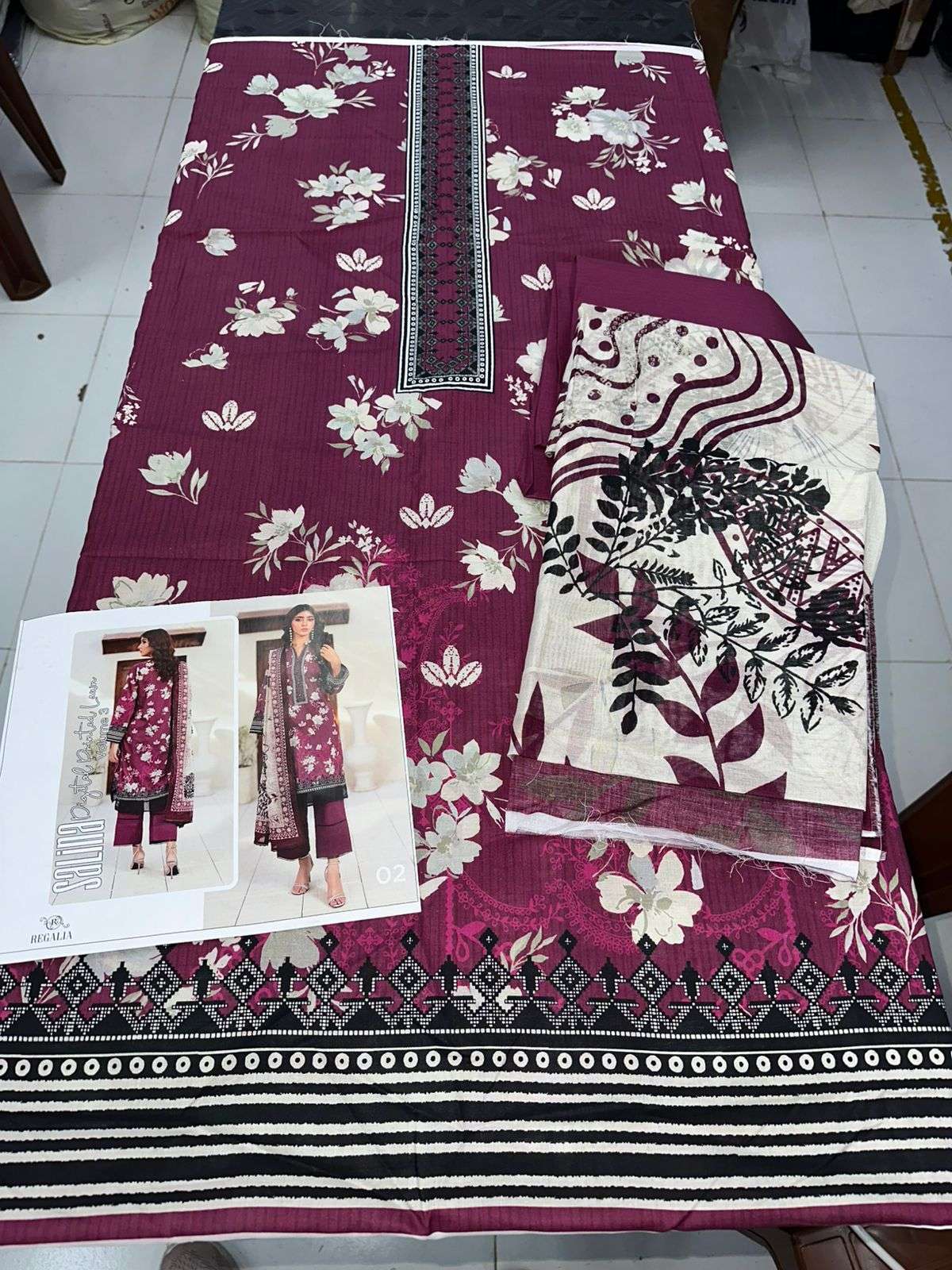 Salina Printed Lawn Collection 2026 Vol - 03 By Regalia Textiles - 05