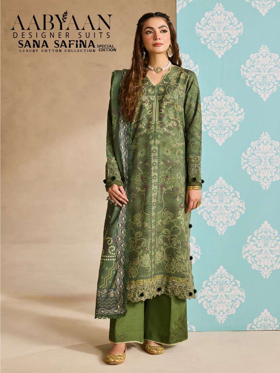 SANA SAFINA SPECIAL EDITION VOL - 02 BY AABYAAN DESIGNER SUIT - 02