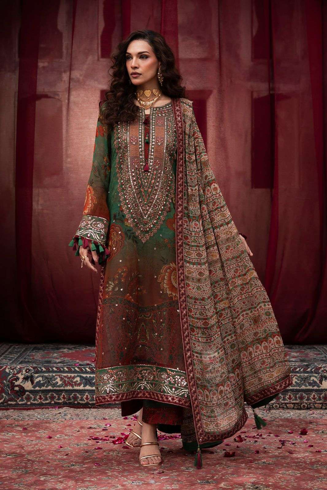 VASAL Luxury Embroidered Chiffon Collection 2026 Vol 1 by Charizma-03