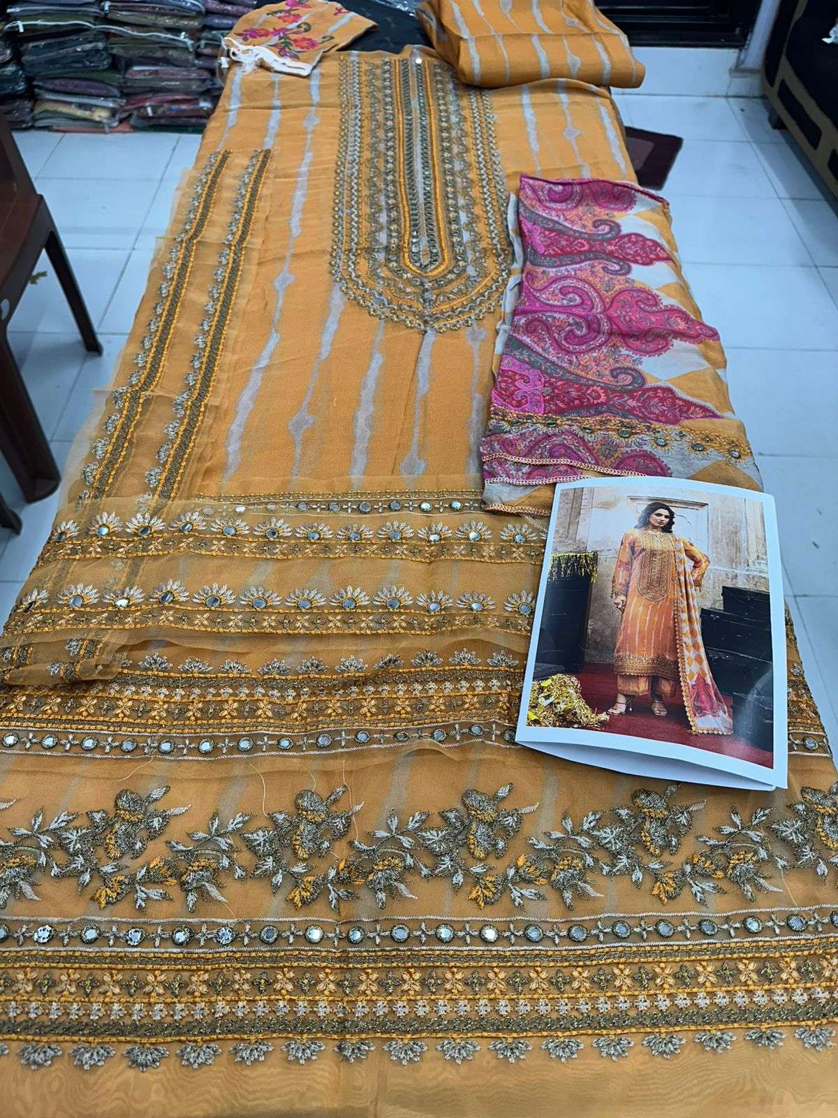 VASAL Luxury Embroidered Chiffon Collection 2026 Vol 1 by Charizma-09