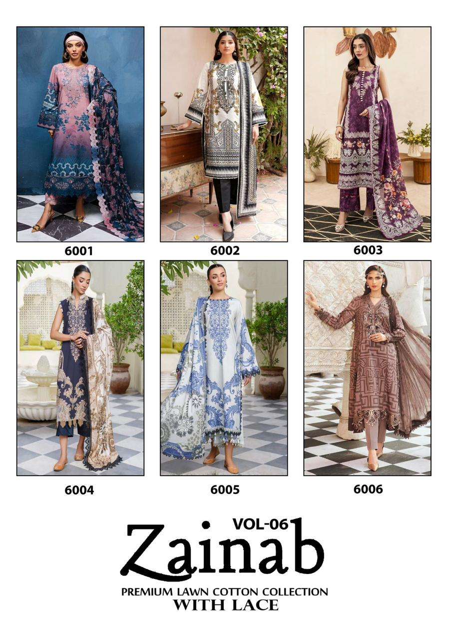ZAINAB VOL - 06 WITH LACE BY MISS WORLD CHOICE - 01 - 06