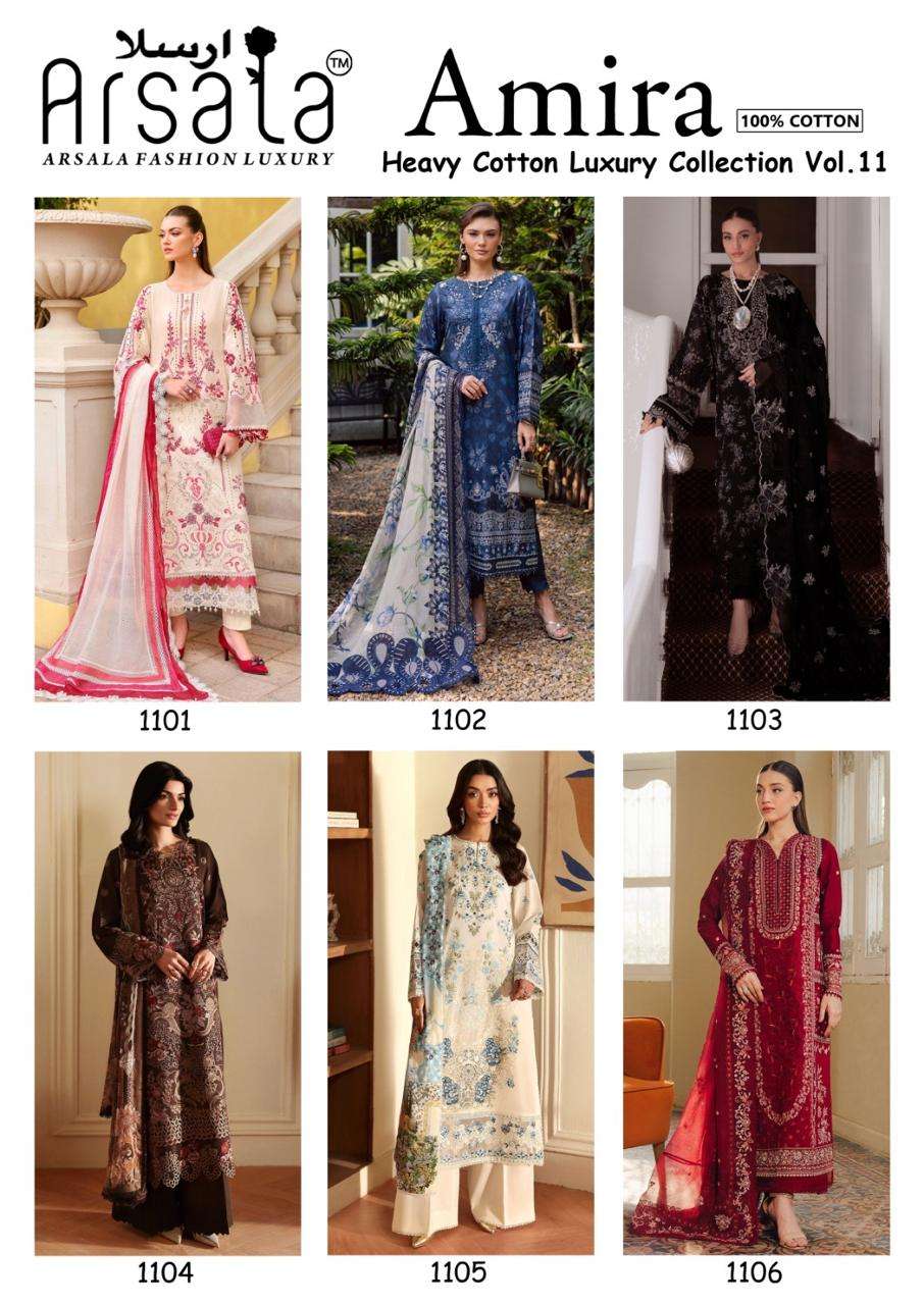 AMIRA HEAVY COTTON LUXURY COLLECTION VOL. - 11 BY ARSALA - 01 - 06