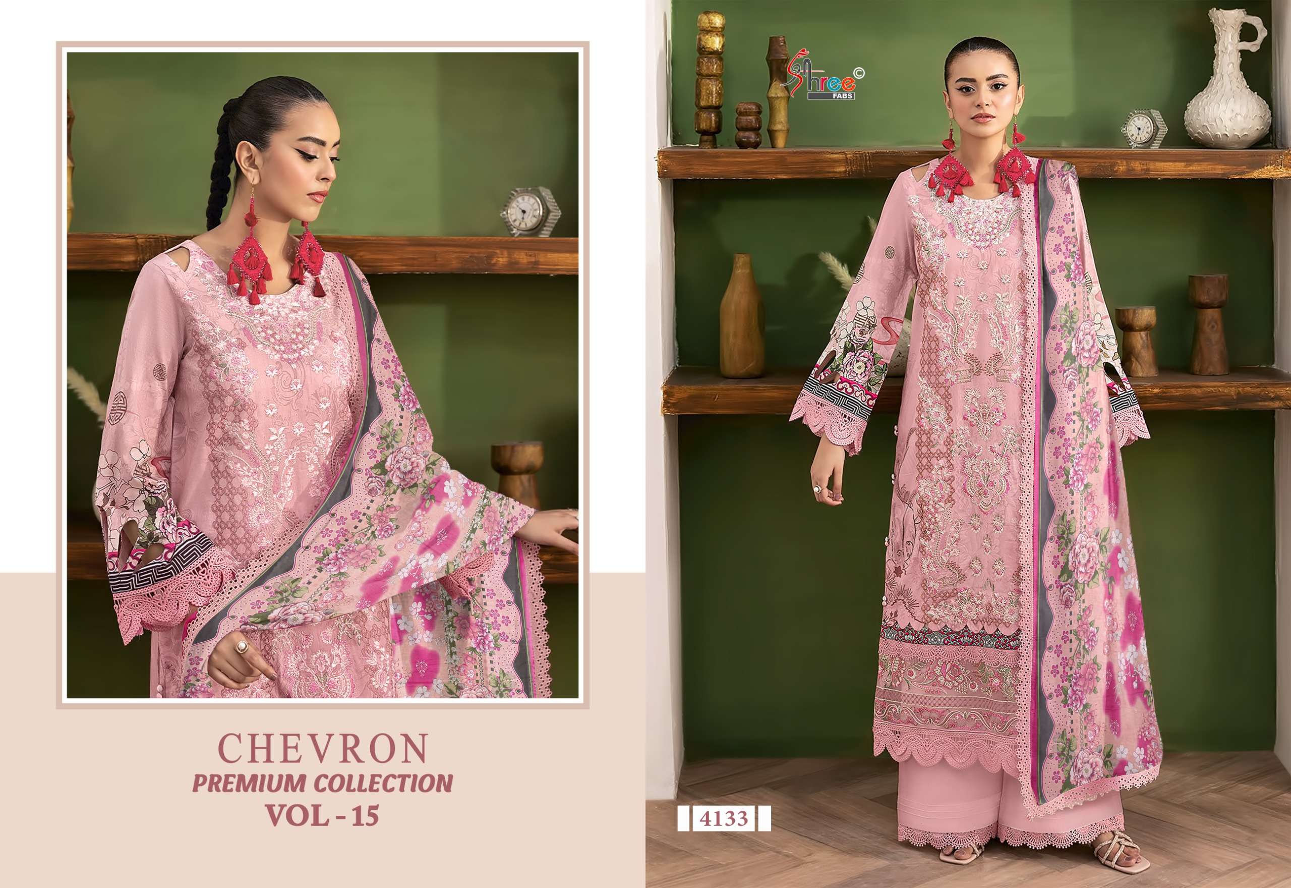 CHEVRON PREMIUM COLLECTION VOL-15 BY SHREE FABS - 03