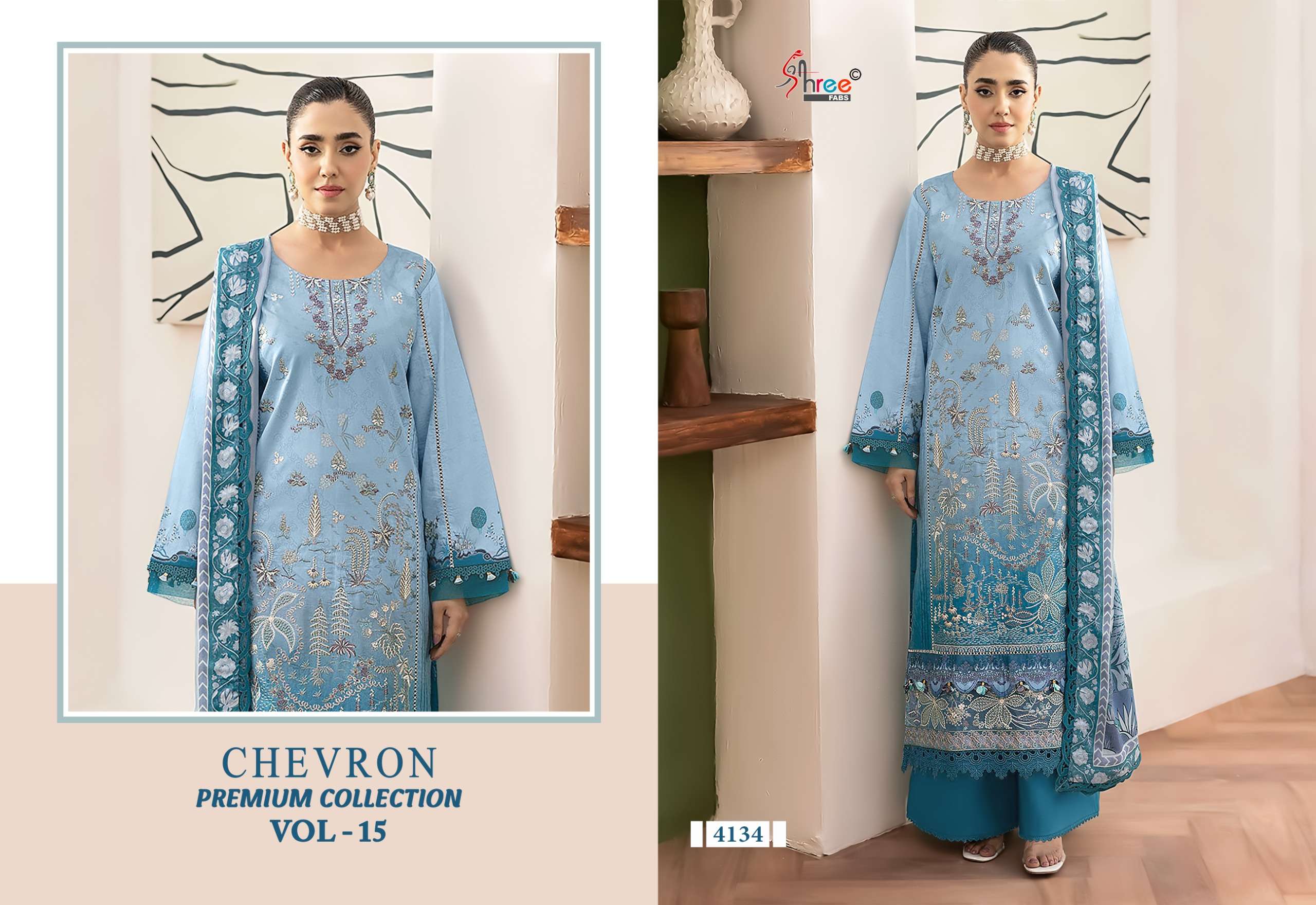 CHEVRON PREMIUM COLLECTION VOL-15 BY SHREE FABS - 04