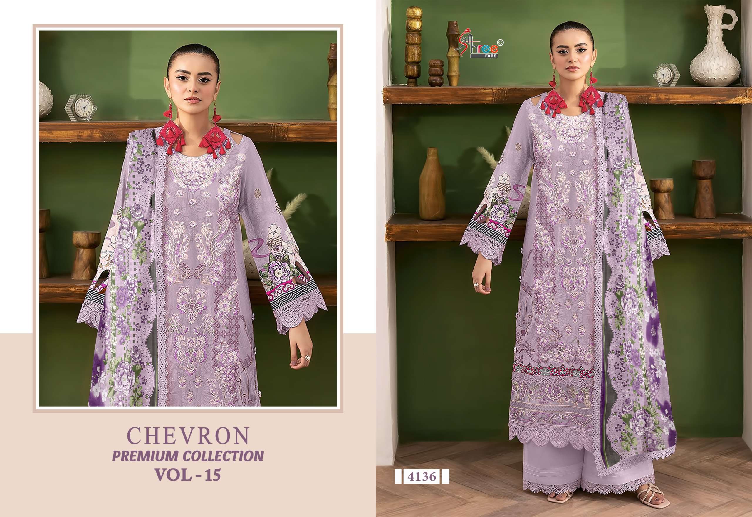 CHEVRON PREMIUM COLLECTION VOL-15 BY SHREE FABS - 06