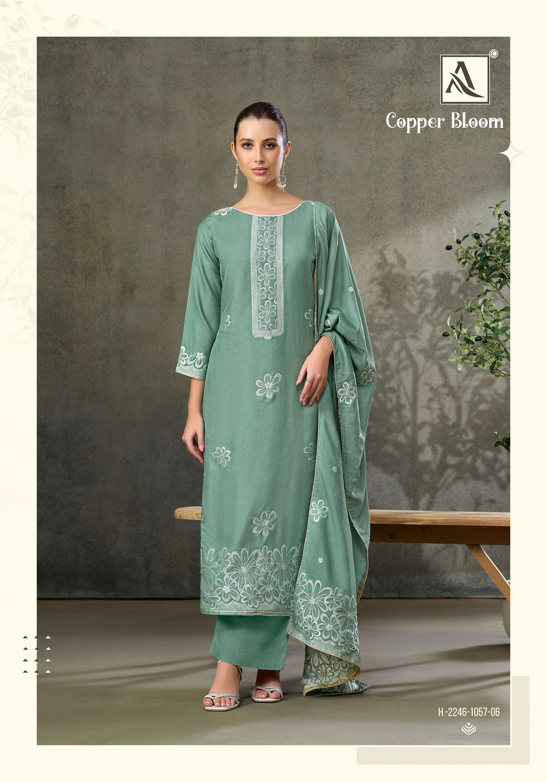 COPPER BLOOM BY ALOK SUITS - 06