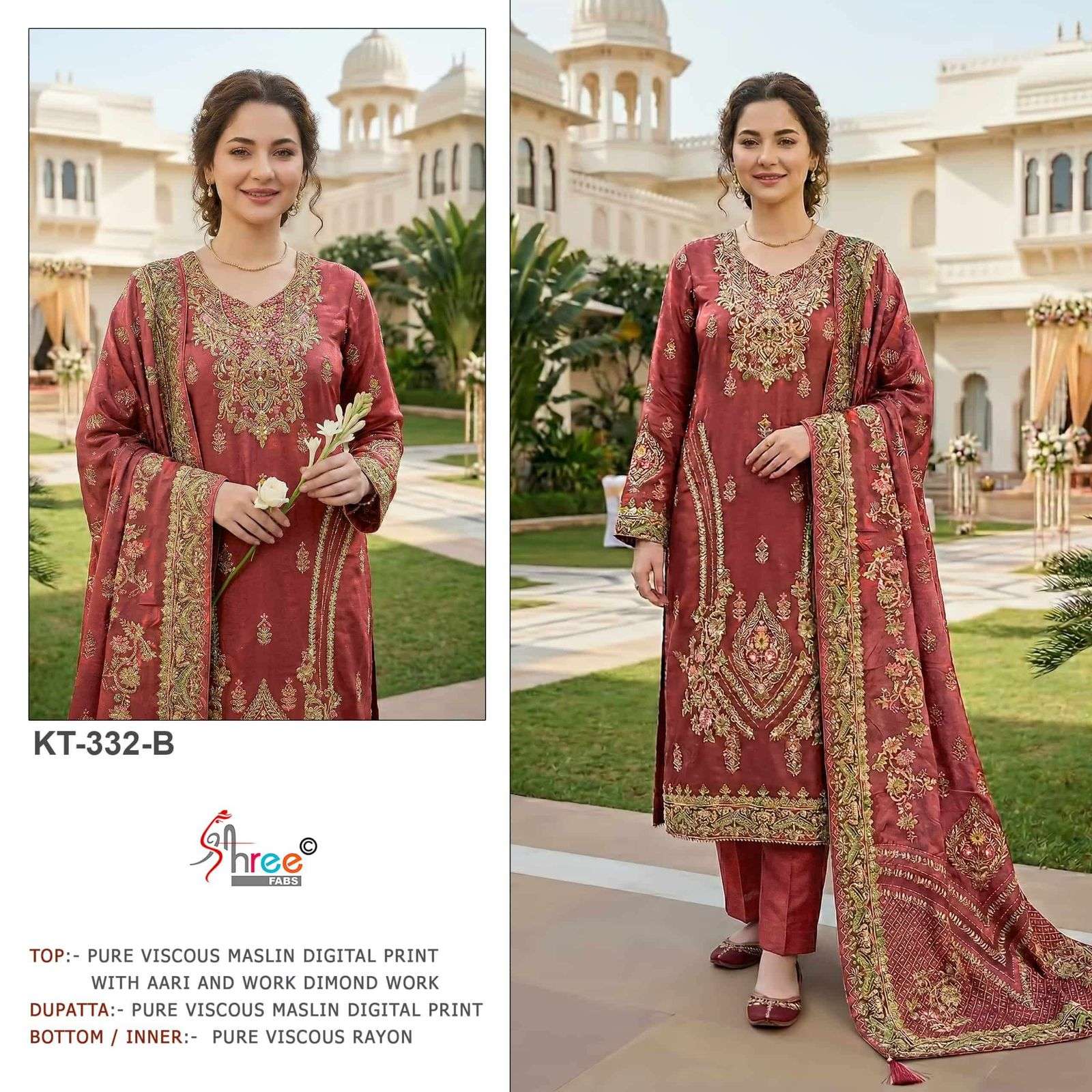 DESIGN NO. KT - 332 BY SHREE FABS - 02