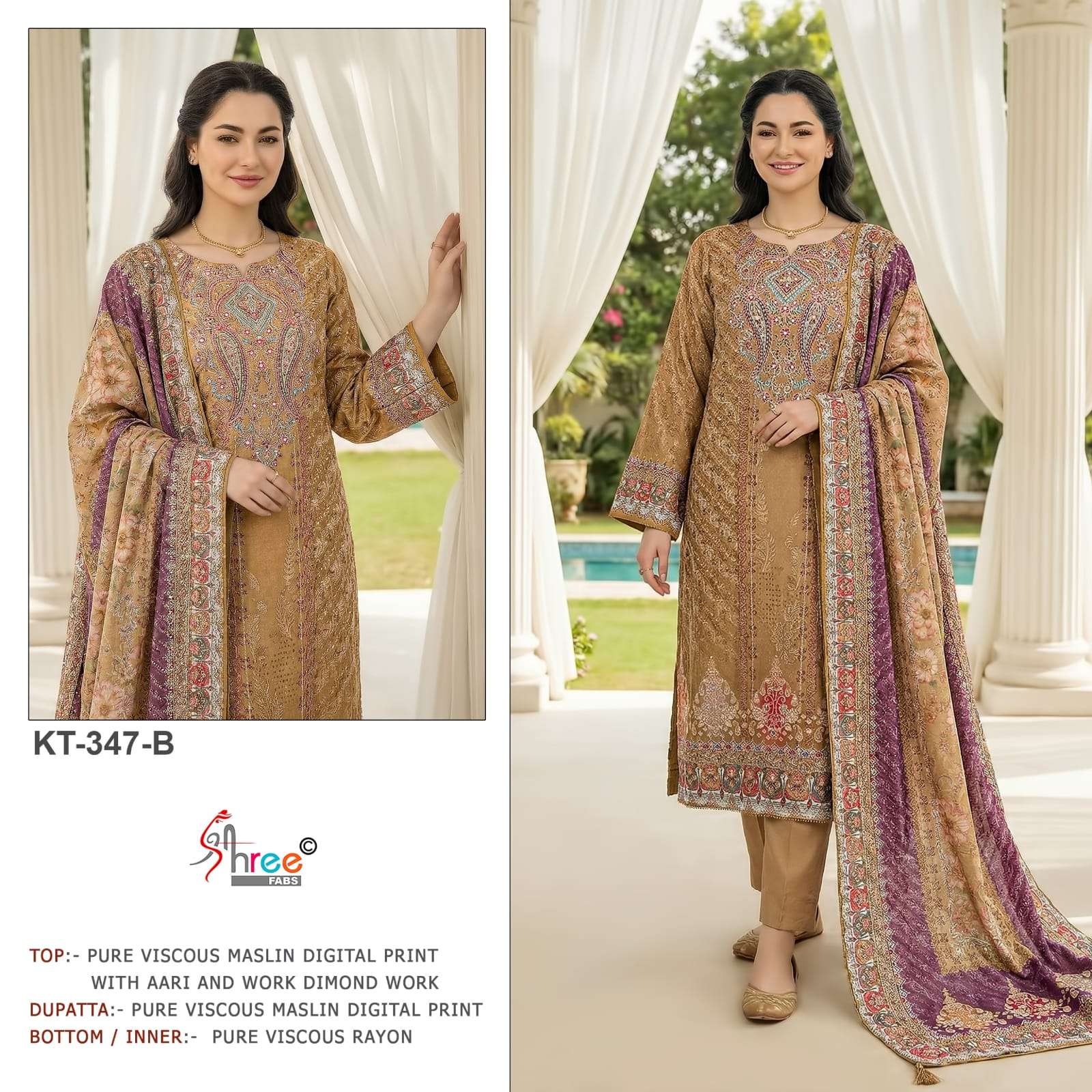 DESIGN NO. - KT - 347 BY SHREE FABS - 02