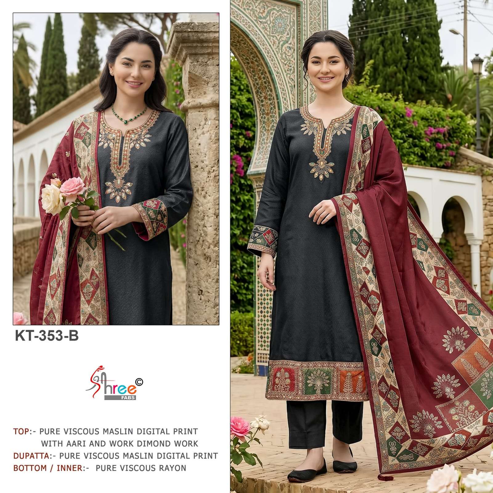 DESIGN NO. KT - 353 BY SHREE FABS - 02