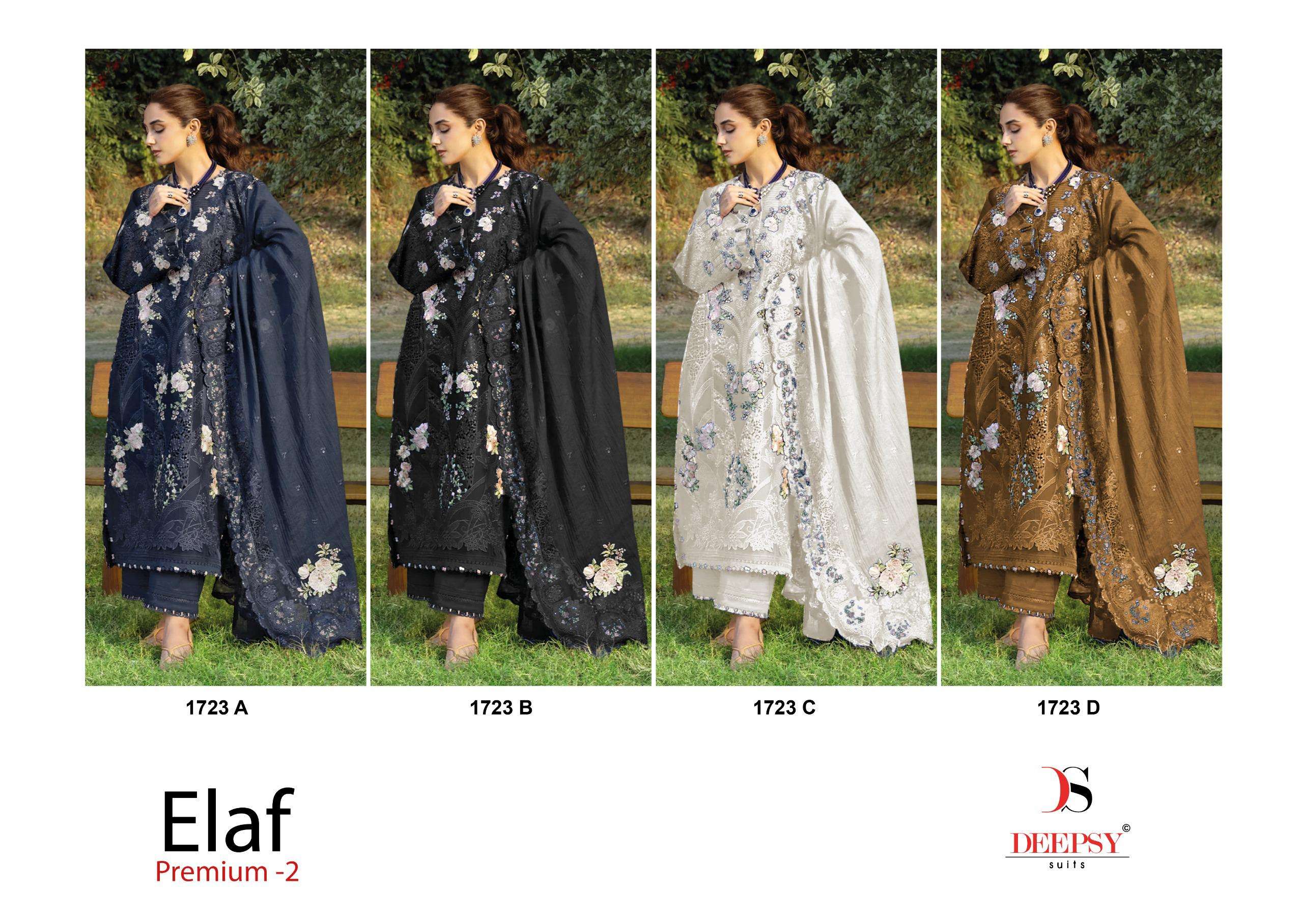 ELAF PREMIUM - 02 DESIGN NO. 1723 BY DEEPSY SUITS - 01 - 06