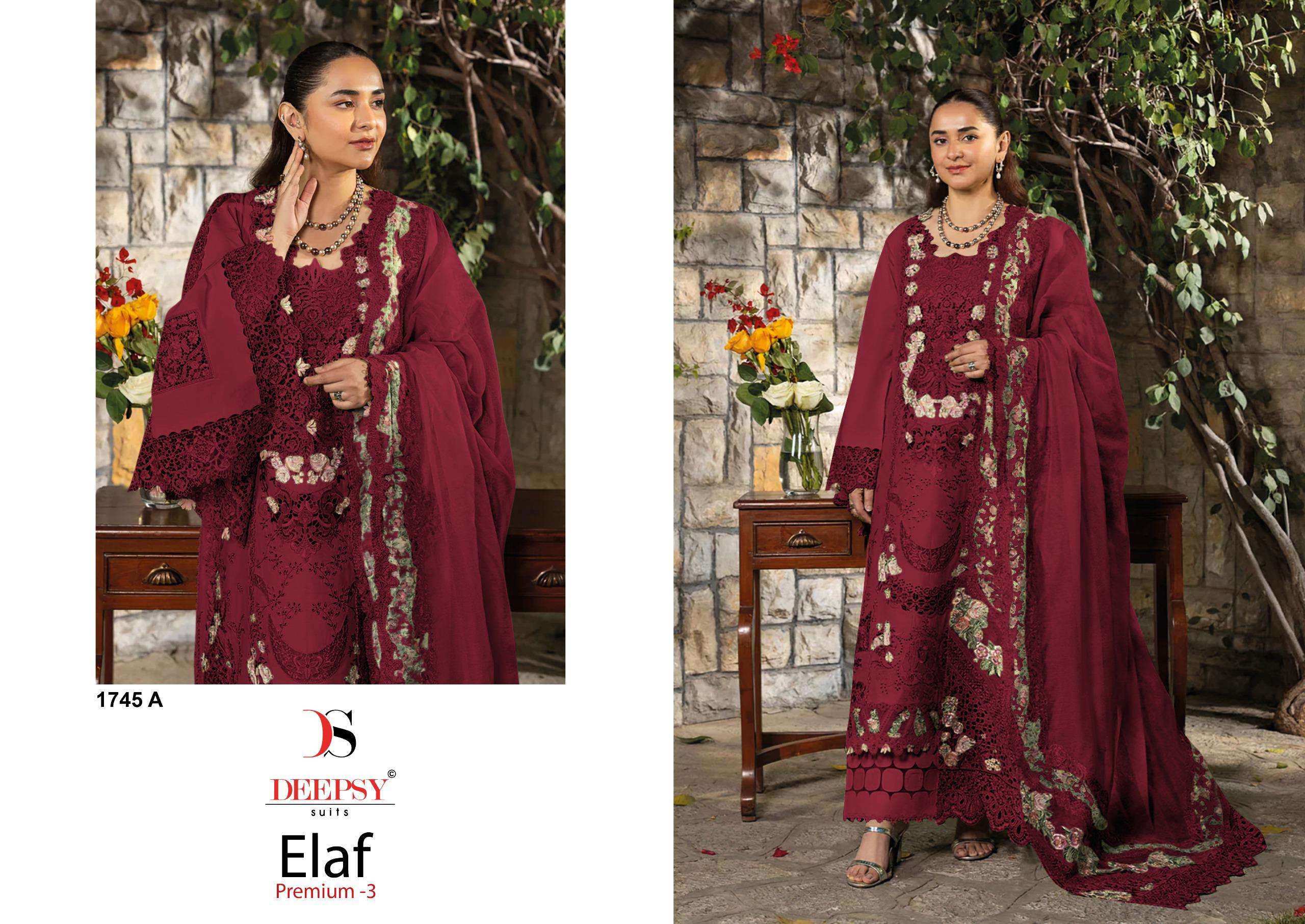 ELAF PREMIUM - 03 LUXURY LAWN BY DEEPSY SUITS - 01