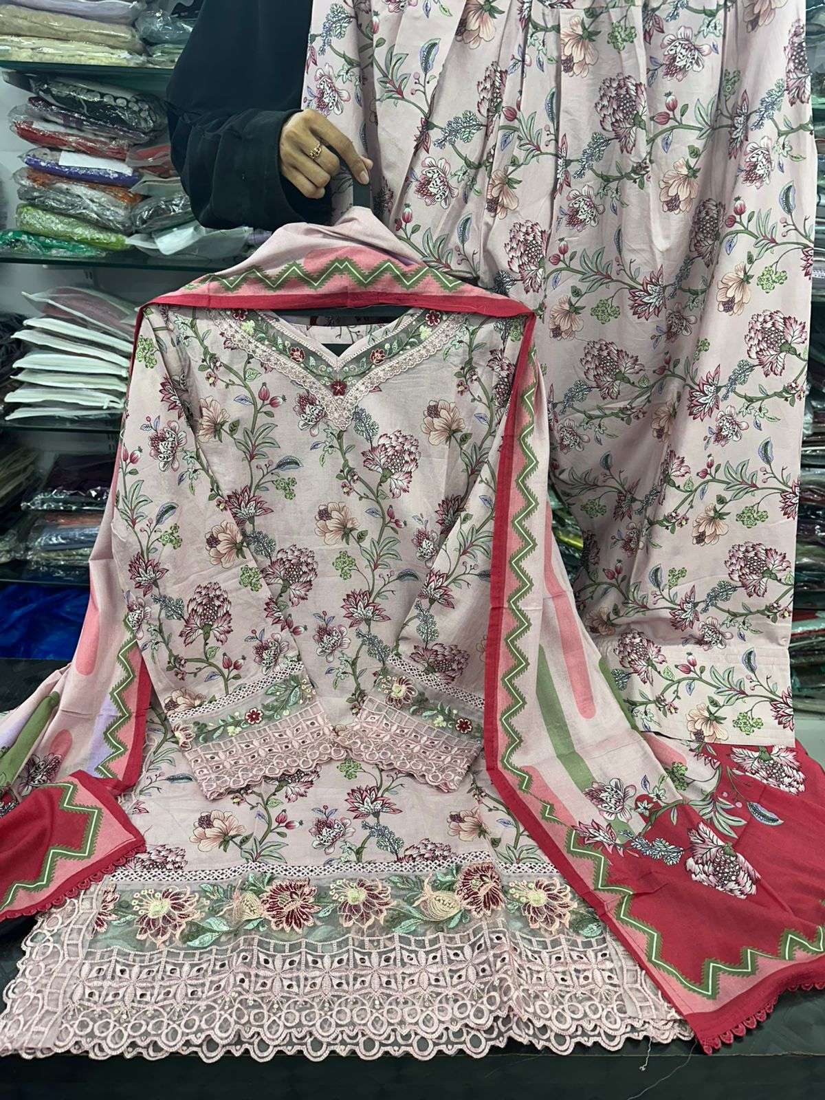 Embroidered Festive Lawn by Sadabahar-03
