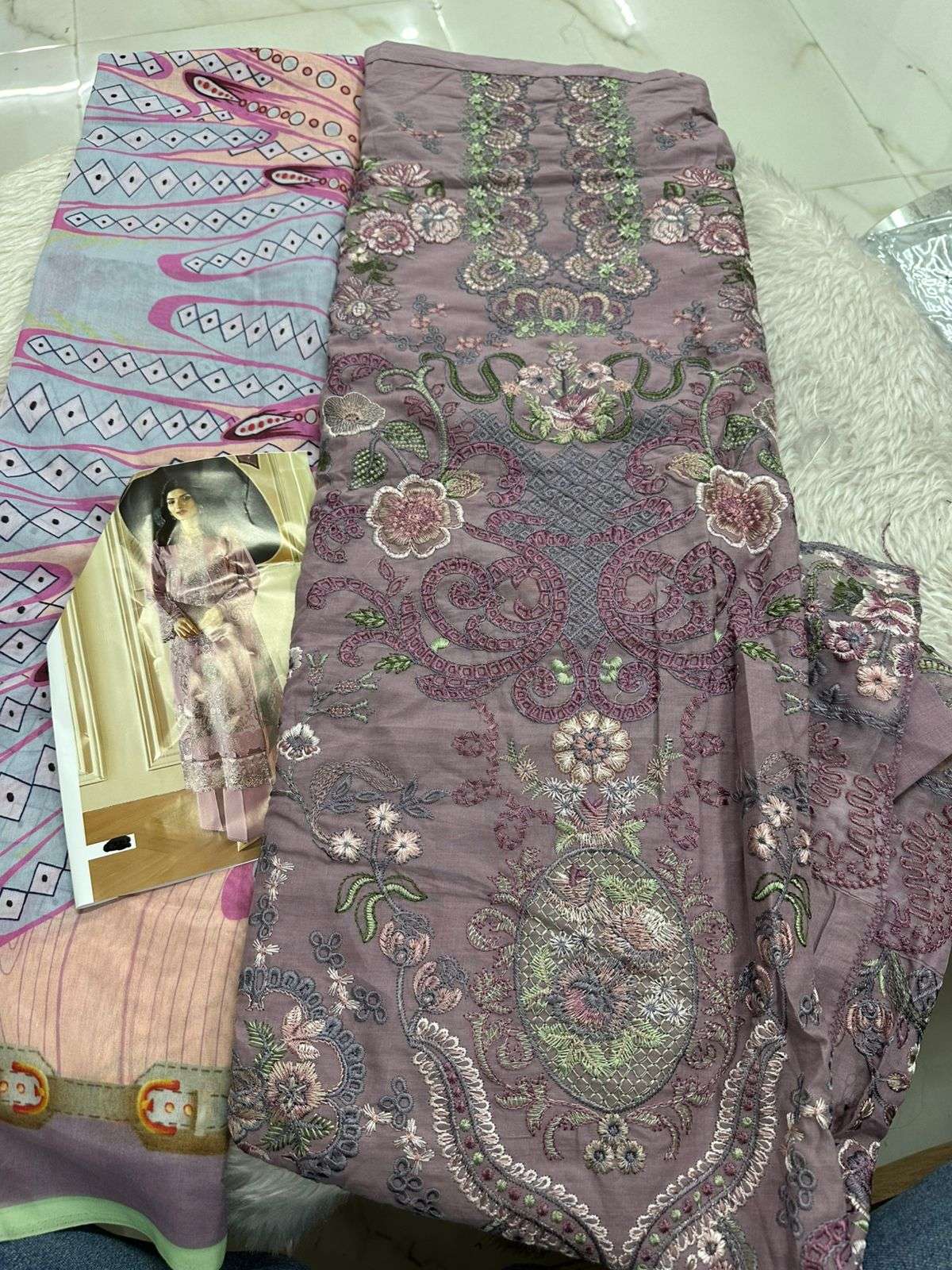 Falah Premium Cotton Collection Code - 26082 By Falah Designer Suit - 01 - 08 B