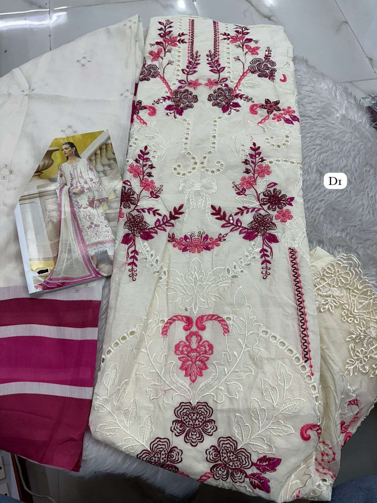 Falah Premium Cotton Collection Code - 26084 By Falah Designer Suits - 01