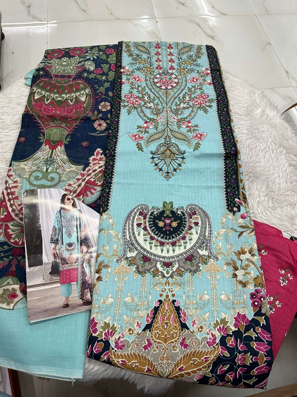 Falah Premium Cotton Collection Code - 26085 By Falah Designer Suits - 04