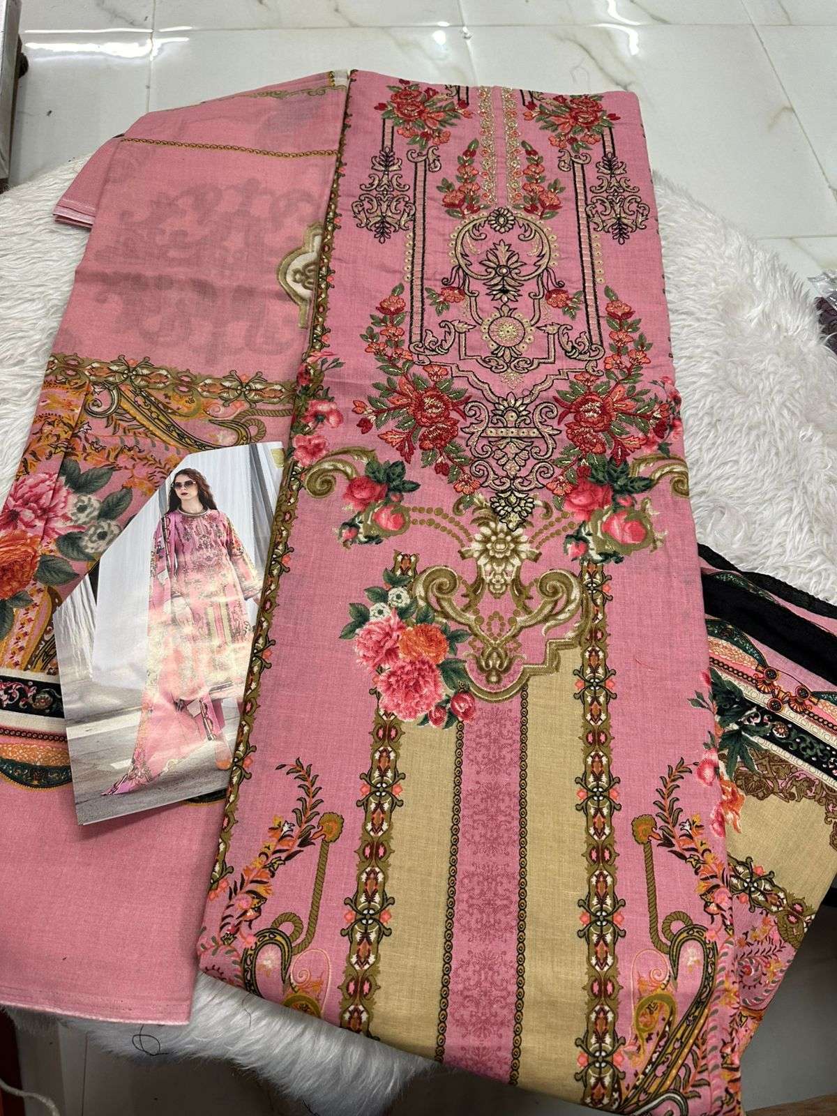 Falah Premium Cotton Collection Code - 26085 By Falah Designer Suits - 06