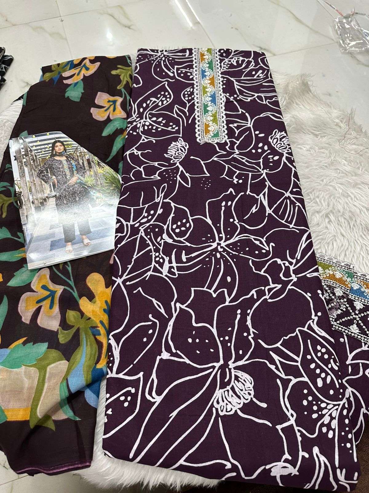 Falah Premium Cotton Collection Code - 26089 By Falah Designer Suits - 02