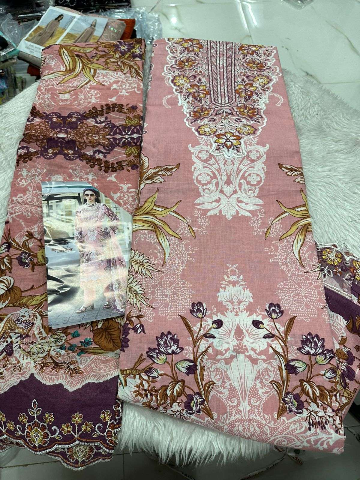 Falah Premium Cotton Collection Code - 26092 By Falah Designer Suits - 04