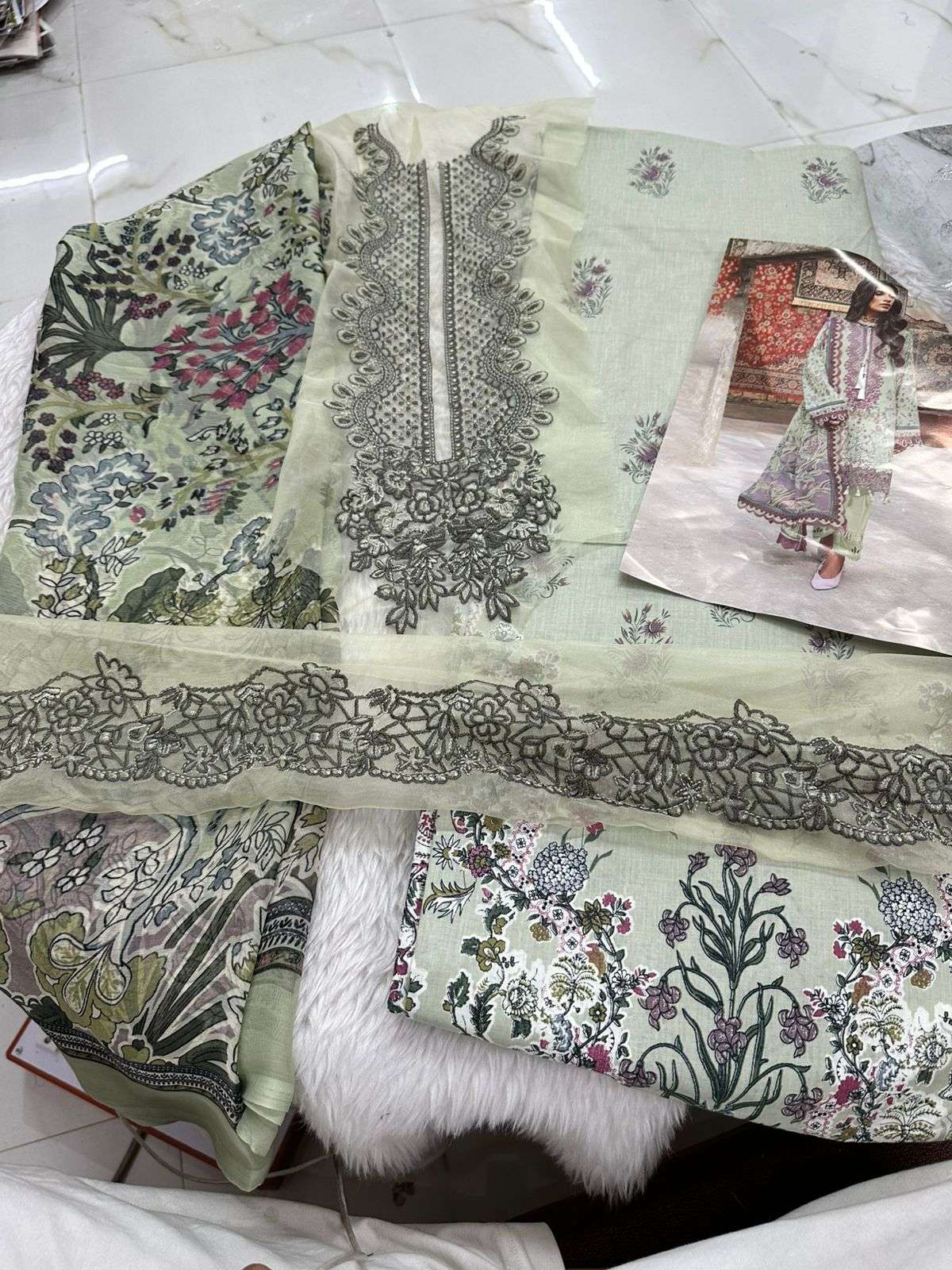 Falah Premium Cotton Collection Code - 26093 By Falah Designer Suits - 07
