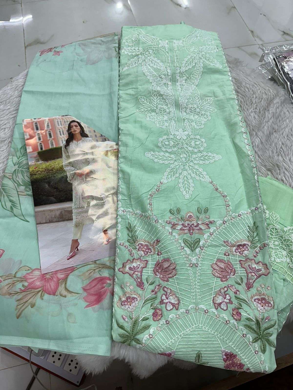 Falah Premium Cotton Collection Code - 26095 By Falah Designer Suits - 04