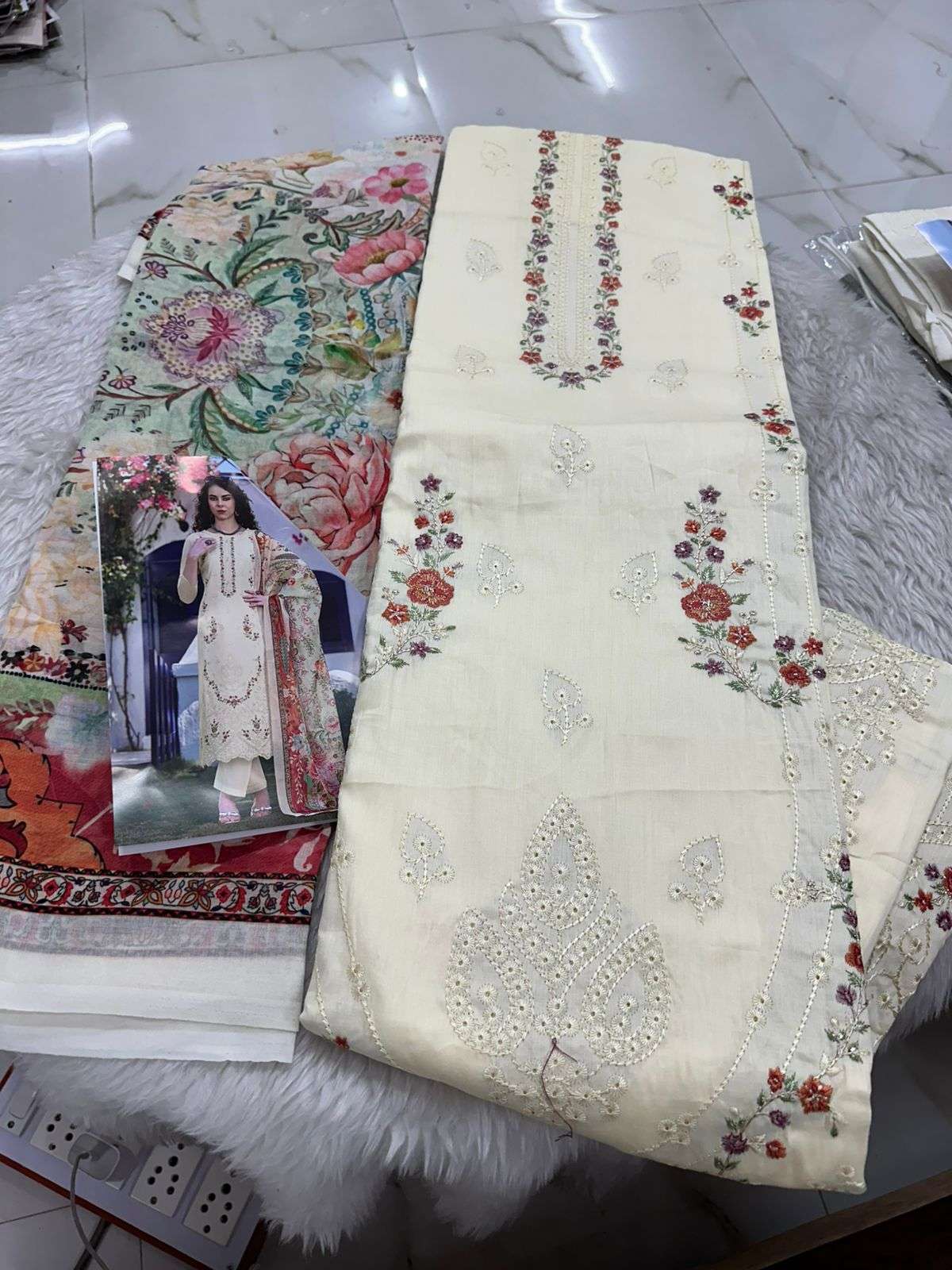 Falah Premium Cotton Collection Code - 26096 By Falah Designer Suits - 02