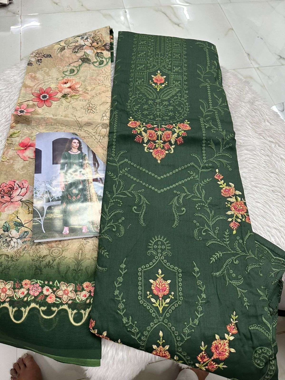 Falah Premium Cotton Collection Code - 26096 By Falah Designer Suits - 03