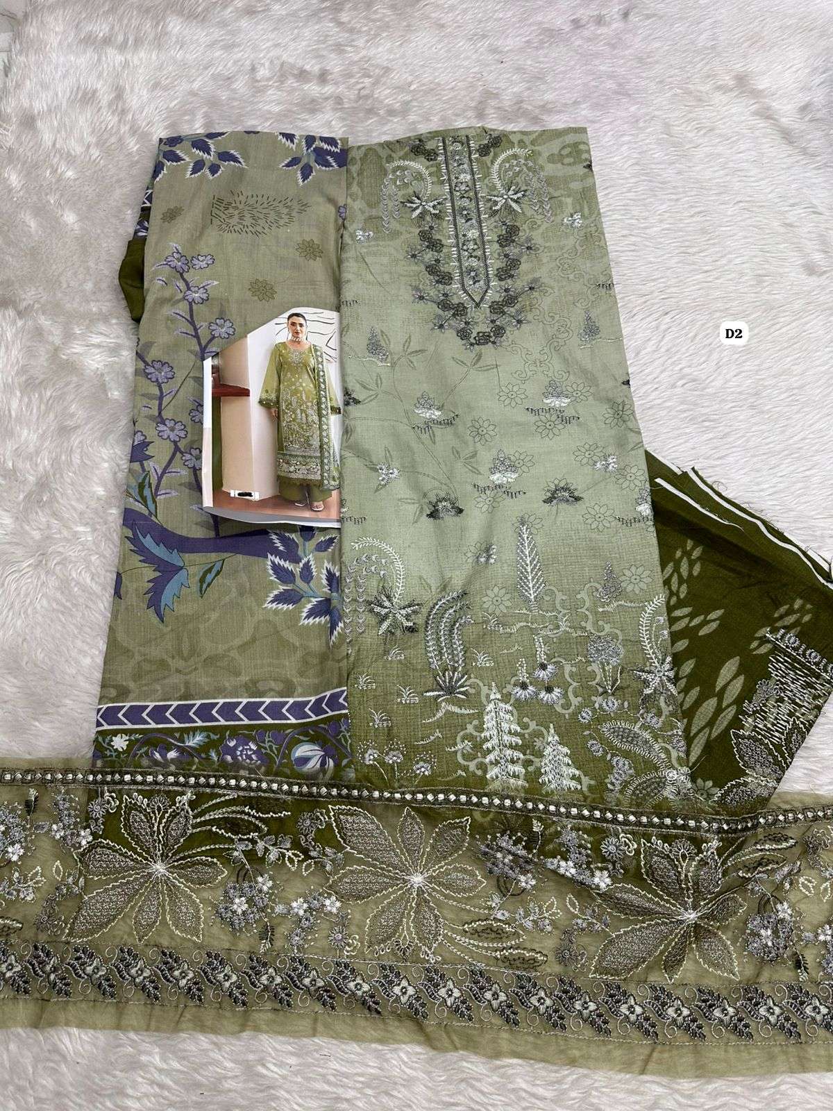 Falah Premium Cotton Collection Code -26103 by Falah Designer Suits-05