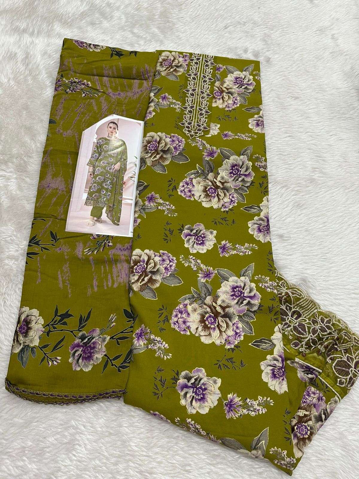 Falah Premium Cotton Collection Code -26104 by Falah Designer Suits-01-06