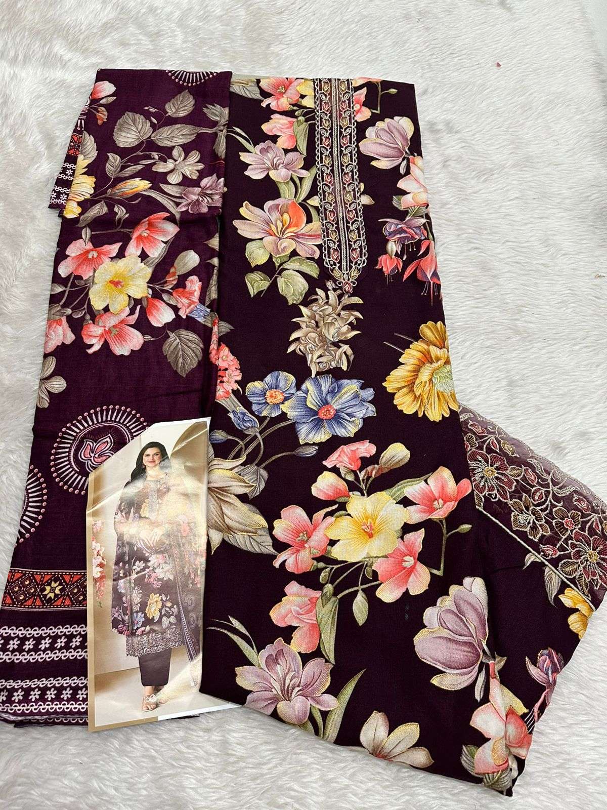 Falah Premium Cotton Collection Code -26105 by Falah Designer Suits-01-06