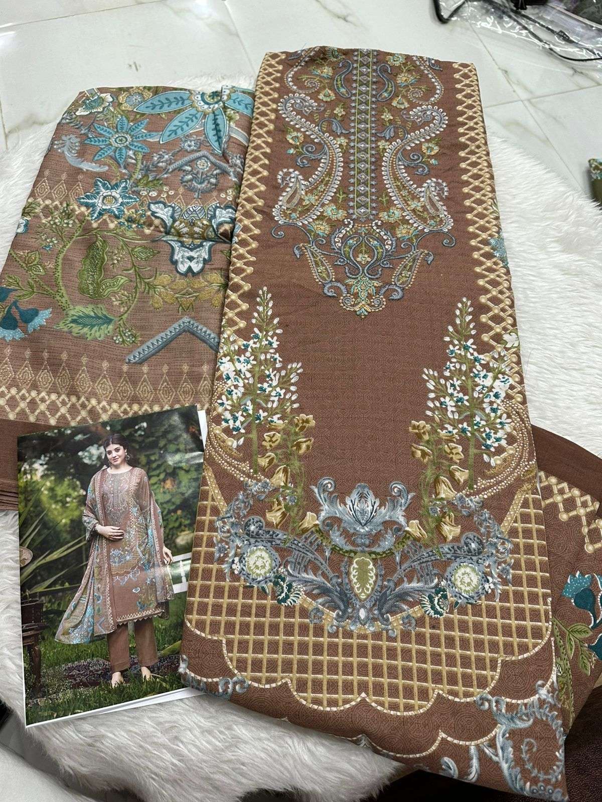 Falah Premium Cotton Collection Code - 26132 By Falah Designer Suits - 03