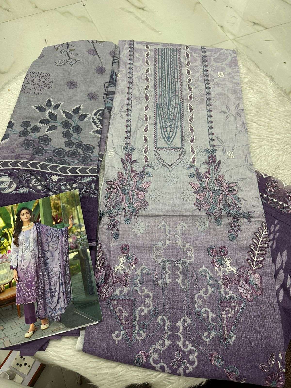 Falah Premium Cotton Collection Code - 26135 by Falah Designer Suits - 01