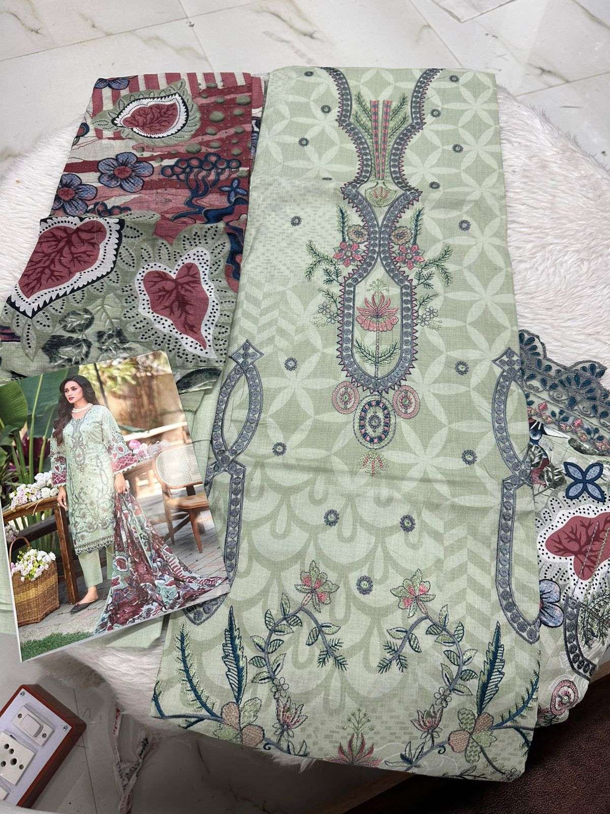 Falah Premium Cotton Collection Code - 26135 by Falah Designer Suits - 05