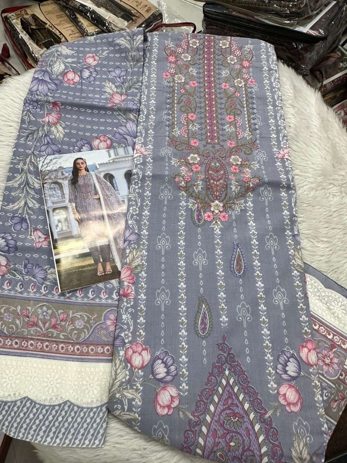 Falah Premium Cotton Collection Code - 26137 By Falah Designer Suits - 02