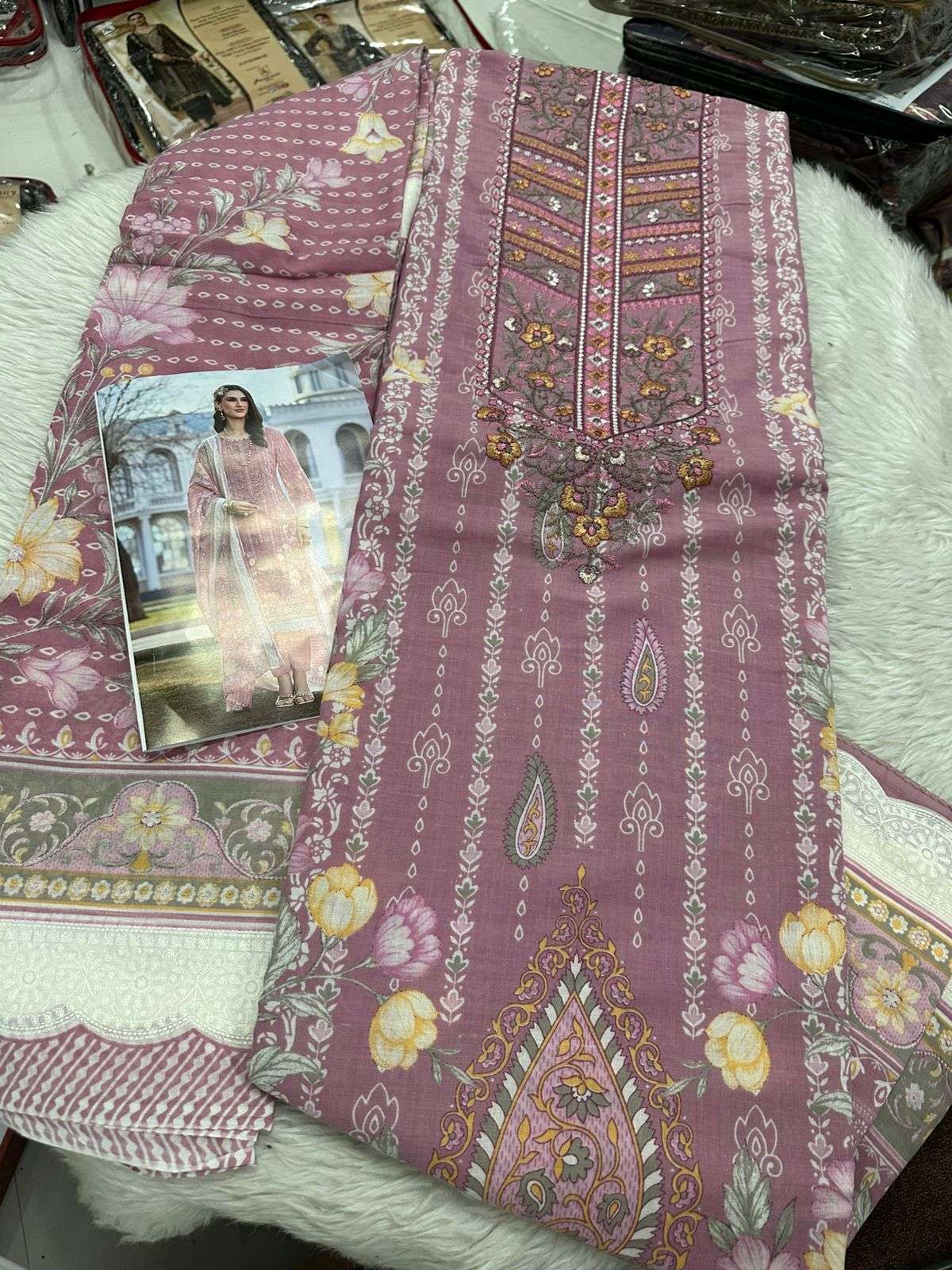 Falah Premium Cotton Collection Code - 26137 By Falah Designer Suits - 03