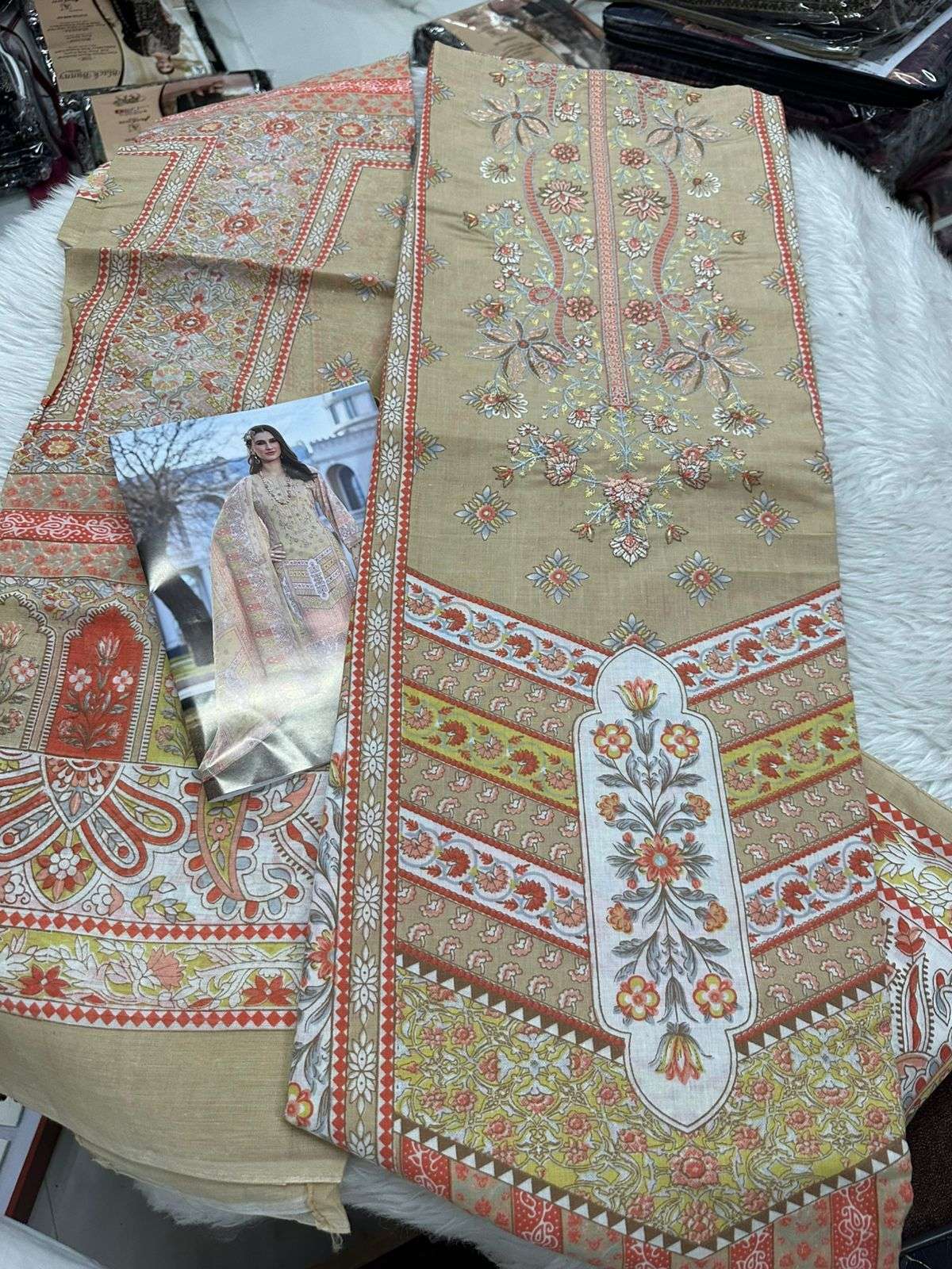 Falah Premium Cotton Collection Code - 26137 By Falah Designer Suits - 04