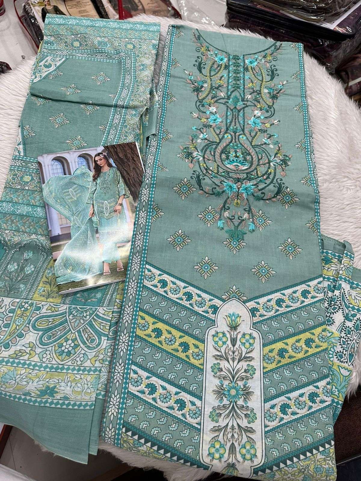 Falah Premium Cotton Collection Code - 26137 By Falah Designer Suits - 08