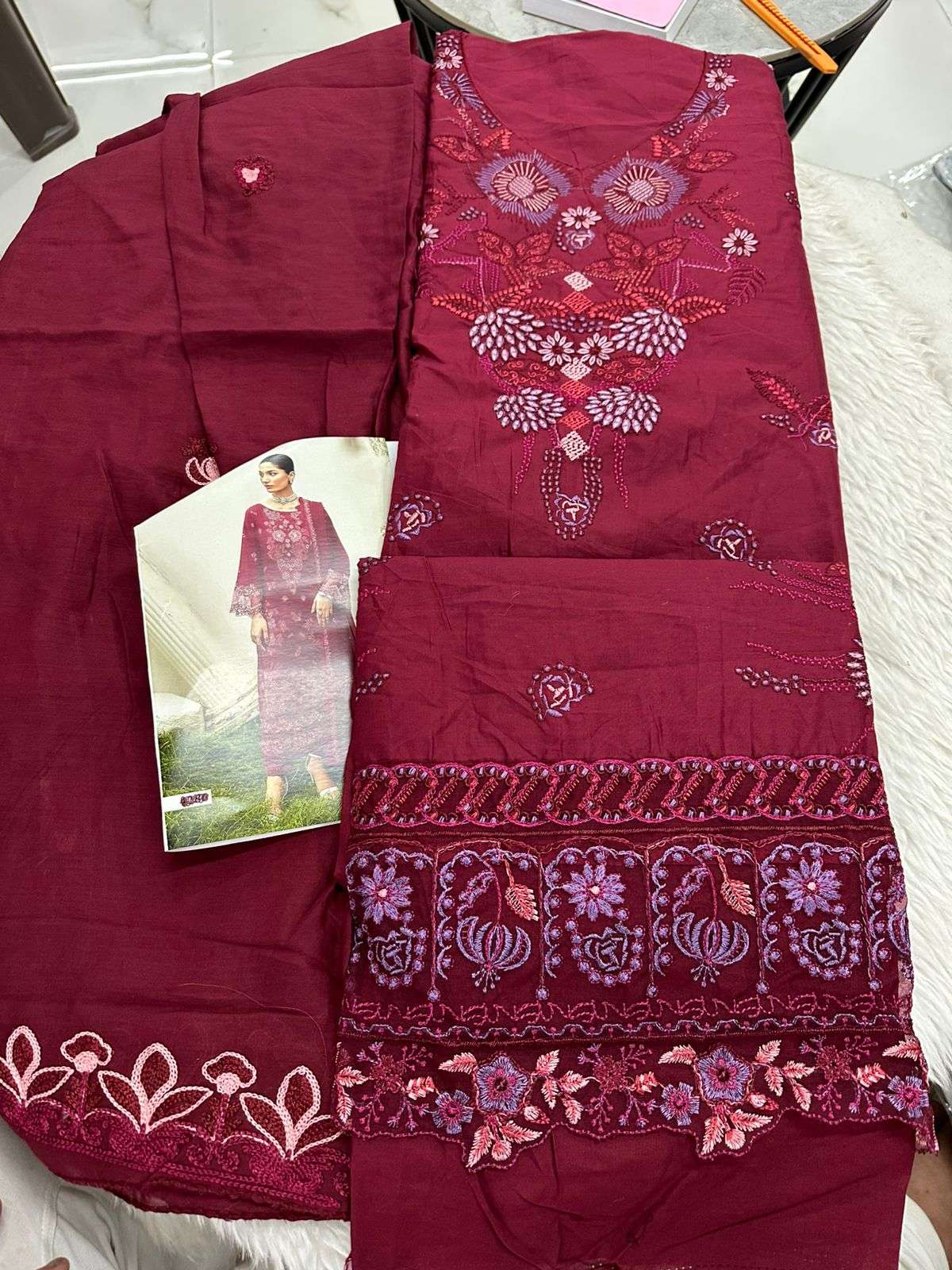 Falah Premium Cotton Collection Code - 26138 By Falah Designer Suits - 01