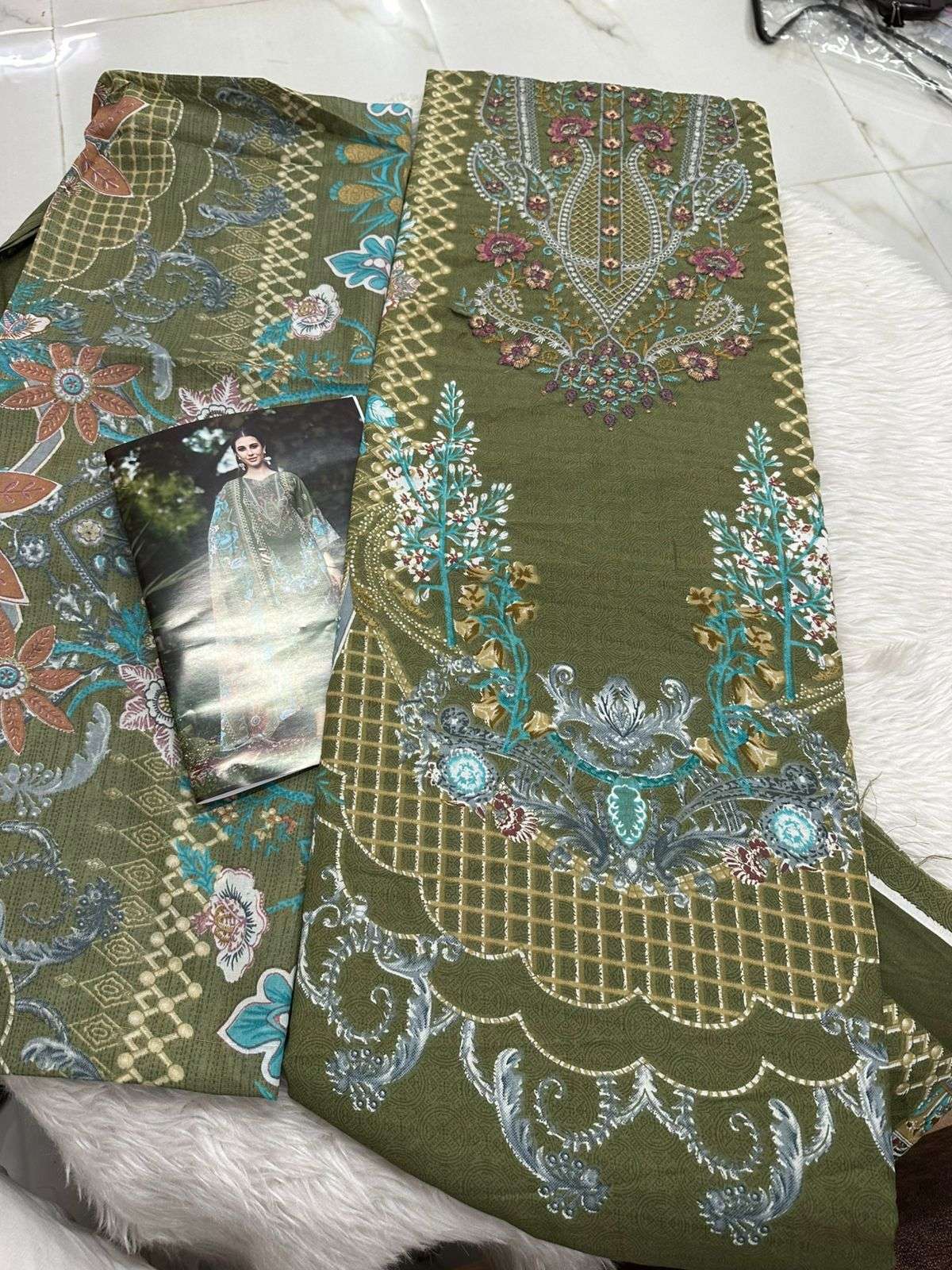 Falah Premium Cotton Collection Code - 26141 By Falah Designer Suits - 02