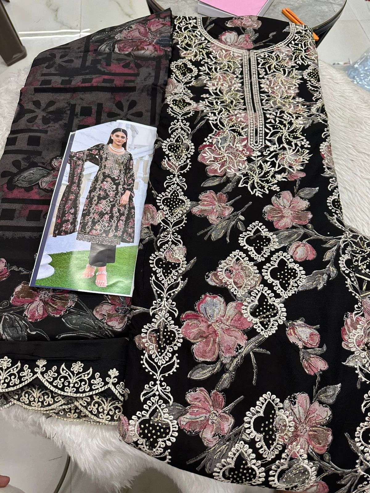 Falah Premium Cotton Collection Code - 50001 By Falah Designer Suits - 05