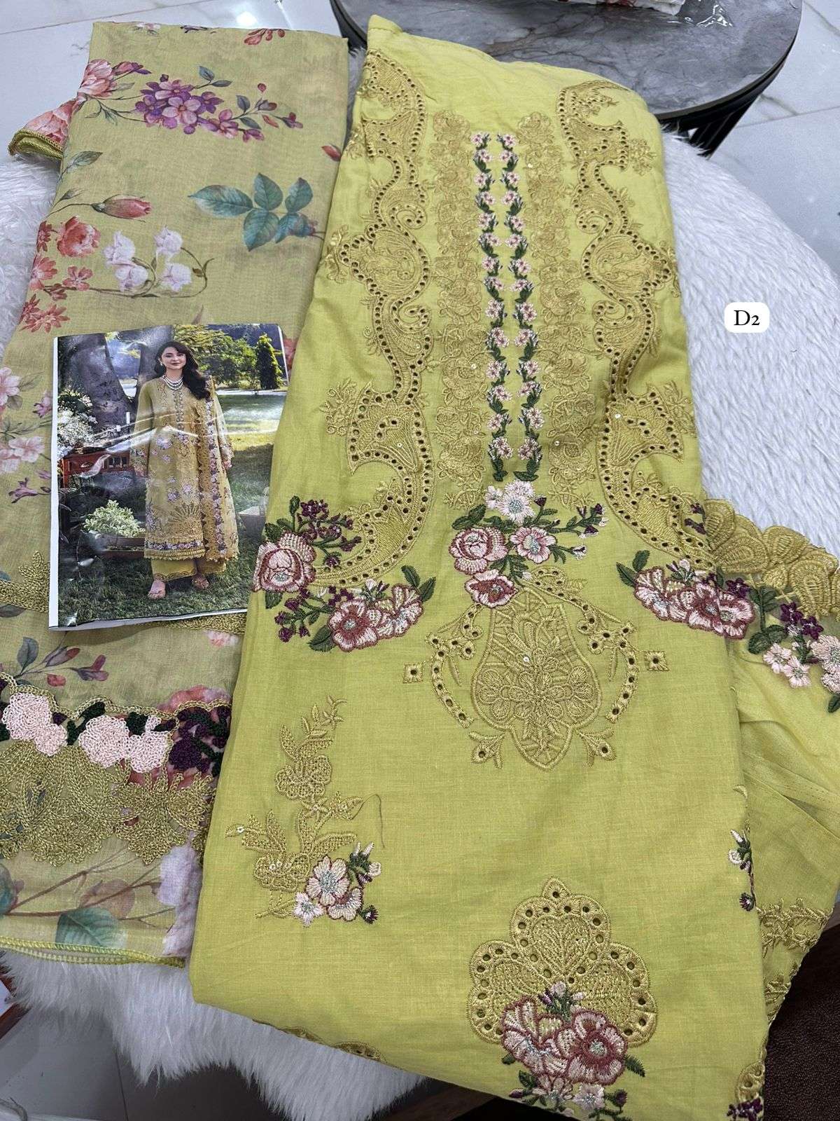 Falah Premium Cotton Collection Code - 50003 By Falah Designer Suits - 03