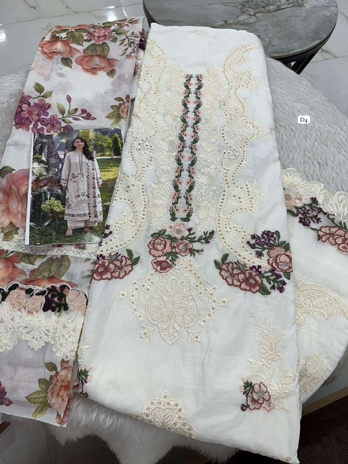 Falah Premium Cotton Collection Code - 50003 By Falah Designer Suits - 04