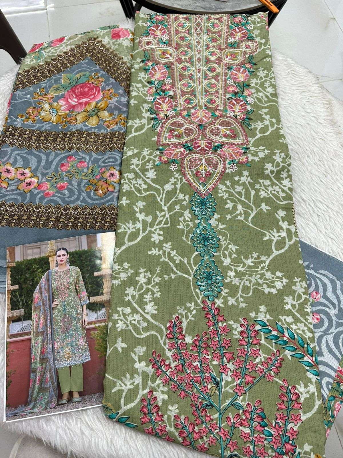 Falah Premium Cotton Collection Code - 50004 By Falah Designer Suits - 08