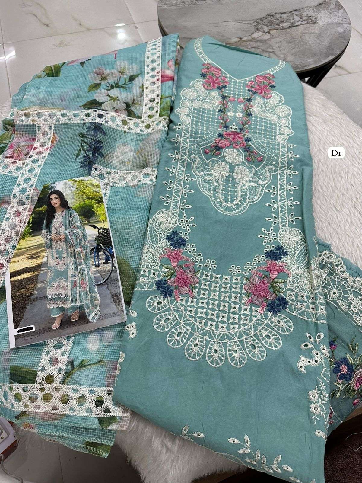 Falah Premium Cotton Collection Code - 50005 By Falah Designer Suits - 01