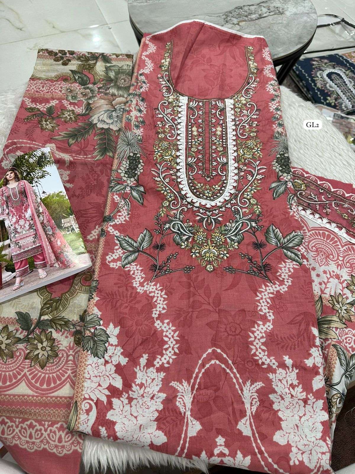Falah Premium Cotton Collection Code - 50007 By Falah Designer Suits - 01