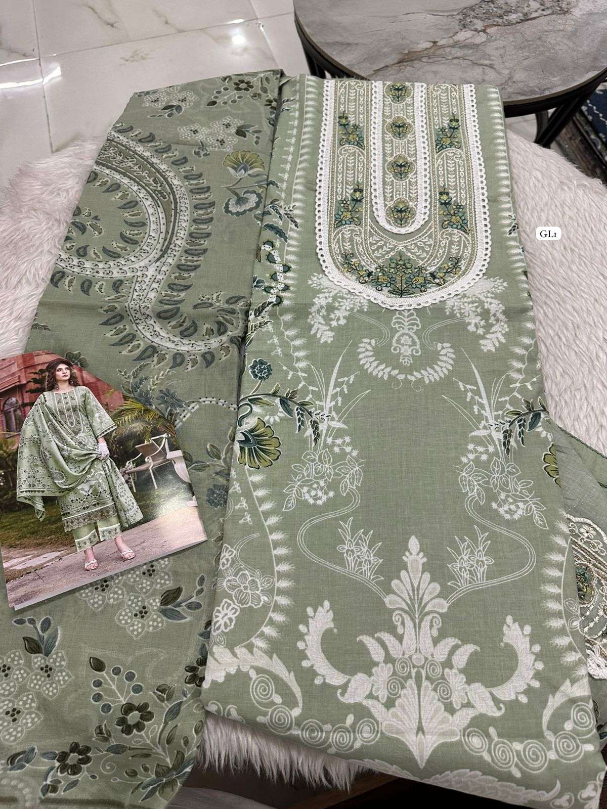 Falah Premium Cotton Collection Code - 50007 By Falah Designer Suits - 03