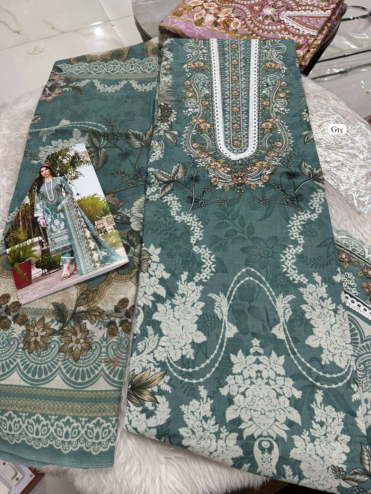 Falah Premium Cotton Collection Code - 50007 By Falah Designer Suits - 07
