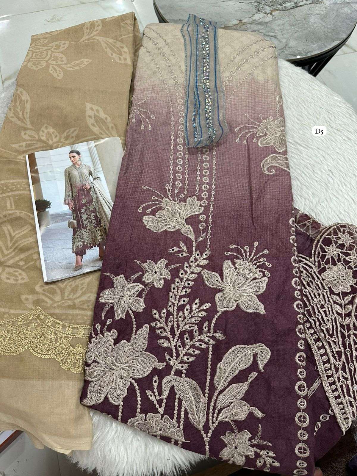 Falah Premium Cotton Collection Code - 50008 By Falah Designer Suits - 03