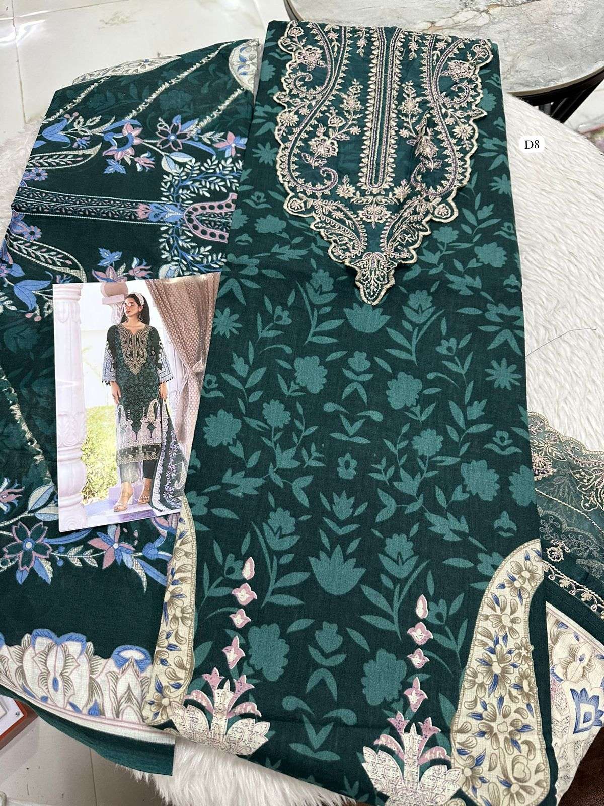 Falah Premium Cotton Collection Code - 50009 By Falah Designer Suits - 01